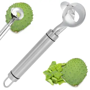 Cactus Peeler Spoon, Stainless Steel Cactus Thorn Removal Tool for Noodle Cutter Cooking