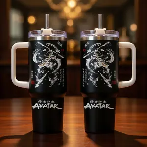 Avatar The Last Airbender Tumbler 40oz 20oz – Perfect Gift for Anime Fans Aang Appa Cup