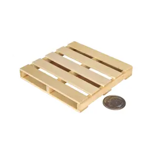 Miniature Pallet – Premium Quality Mini Wood Pallet for Diorama, Dollhouse, Model Train Layout, Desk Display, Gifts for Hobbyists – Realistic Detail Mini Scene Accessory