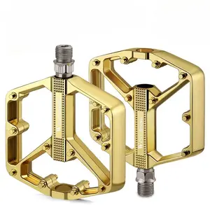 Aluminum Bike Pedals with 3 Bearings, Durable Lightweight Design, Hexagonal Crank Arm, Easy Installation, Suitable for Mountain & Road Bikes