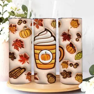 Fall Halloween 20oz Tumbler
