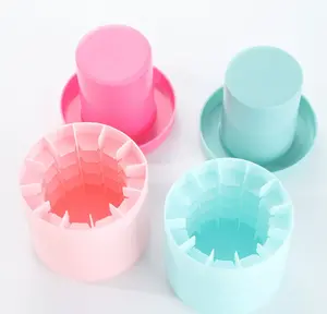 Mini ice cup, cylindrical silicone ice cube mold, mini ice maker cube tray, freezer ice cube tray