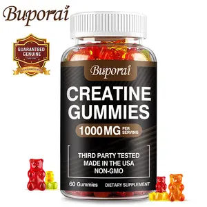 Creatine Gummies - Essential Nutrition for Strength, Muscle, Energy, Endurance - Non-GMO, Gluten-Free - Made in the USA