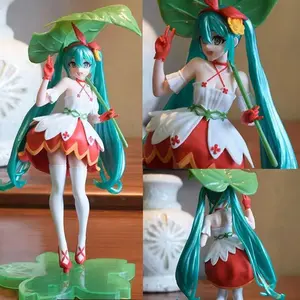 New Hatsune Miku Anime Figure Wonderland PVC Model Action Toy Thumbelina Ver. Desktop Decoration Dolls Ornaments Collection Gift