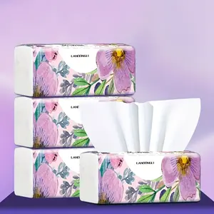 Facial Tissues 10pcs - Extra Thick, High-Quality, Dye-Free Napkins - Ideal for Kitchen, Bathroom, Living Room - 270 Tissues Each
