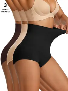 Seamless High Waist Shaping Panty, Tummy Control Shapewear For Women