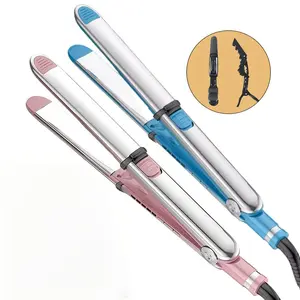 A Versatile 2-In-1 Device Featuring Four Temperature Settings for Home Relaxation, Serving As Both a Hair Straightener And Curling Iron, Making It a Perfect Gift for Girls And Suitable for Various Holiday Occasions, Straightener And Curler