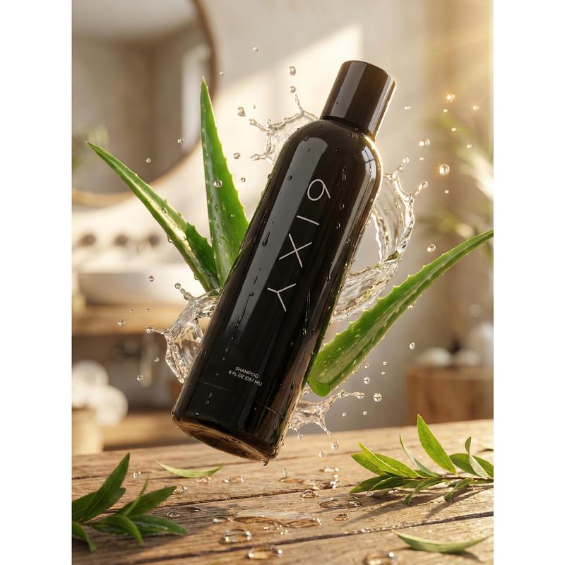 6IXY Soothing Shampoo - Aloe Based, 8 fl oz / 237 ml, Sulfate-Free, Silicone-Free, Paraben-Free, Phthalate-Free, Frizz-Free, Balances Scalp, Strengthens Hair, Reduces Flaking