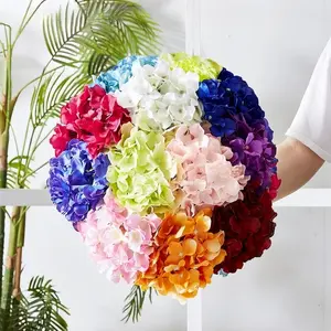 10pcs Hydrangea Artificial Flowers with Stems, Full Hydrangea for Wedding Centerpieces, Home and Garden Party Decoration, Artificial Flower Arrangements