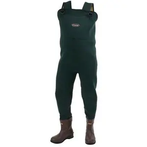 Frogg Toggs Mens Forest Green Amphib 3.5mm Neoprene Cleated Bootfoot Chest Waders