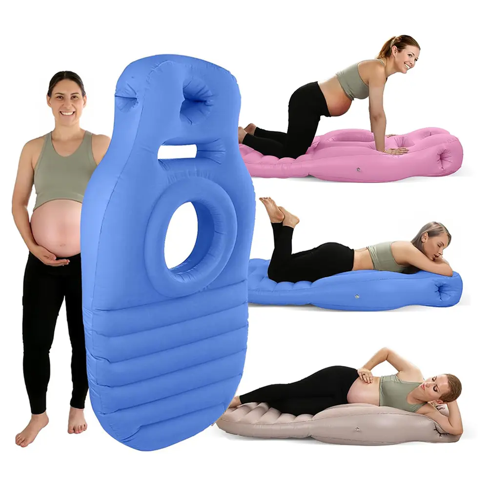 Inflatable Pregnancy Mattress with Electric Air Pump – Maternity Support Bed