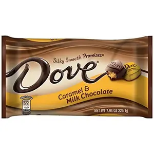Dove Promises Caramel and Milk Chocolate Candy 7.94-Ounce Bag