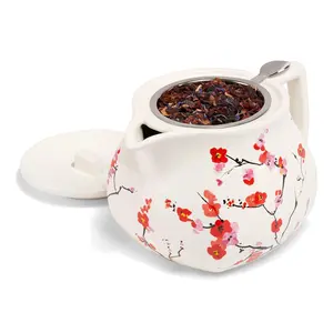 Tea Forte Sakura Flower Fiore Teapot with Infuser