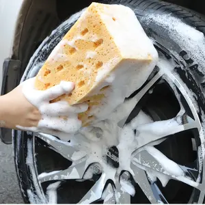 6pcs Car Wash Sponge Special High Foam Cotton Absorbent Large Car Wipe Sponge Brush Car Tools Supplies