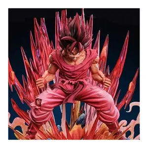 24cm Dragon Ball Z Anime Figure Kaiouken Goku Super Saiyan Son Goku Action Figurine Pvc Statue Collection Model Toys Kids Gifts