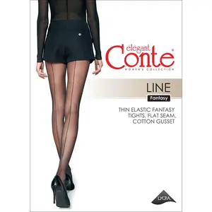 Conte Line 20 Den - Fantasy Women's Tights with an imitation seam (20С-45СП)