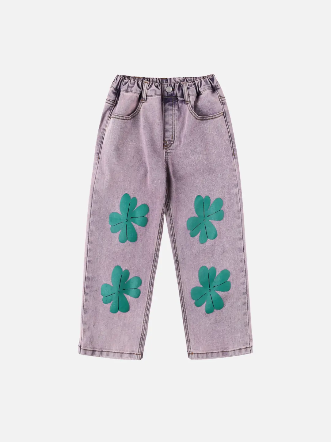LUCKY CLOVER DENIM PANTS