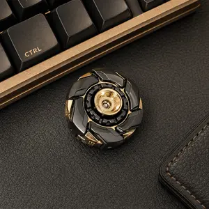 Viral Metallic Open Armor Fidget Spinner • Mechanical Gyro Stress Relief Gadget for Adults • High-Speed Smooth Spin Quiet Office EDC Desk Toy Gift