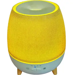 Essential Oil Diffuser 200ml with Fabric Cover and Night Lamp | Ultrasonic Aroma Diffuser | Humidifier w Lights | Room Decor | Small Humidifier for Bedroom,Quiet Diffuser for Hotel spa