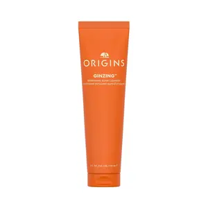Origins GinZing Refreshing Scrub Cleanser Gentle Exfoliating Cleanser | Visibly Refines Pores & Brightens | With Caffeine from Coffee Beans, 5 Fl Oz