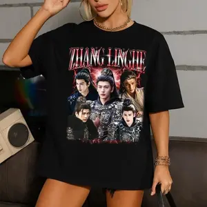 [Sale Up To 50%] Retro Zhang Linghe Shirt, Zhang Linghe Bootleg Shirt, Zhang Linghe Tshirt, CDrama Fan Shirt, Chinese Actor Shirt, Movie Tshirt, Trending Tee, Graphic Streetwear T-shirt