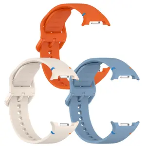 3 Pack Sport Bands for Samsung Galaxy Watch 8 Band 40mm 44mm Galaxy Watch 8 Classic 46mm, Soft Silicone Replacement Strap Smartwatch Strap Smart Watch Straps for Men Women