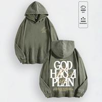 Army-green-400G-hoodie