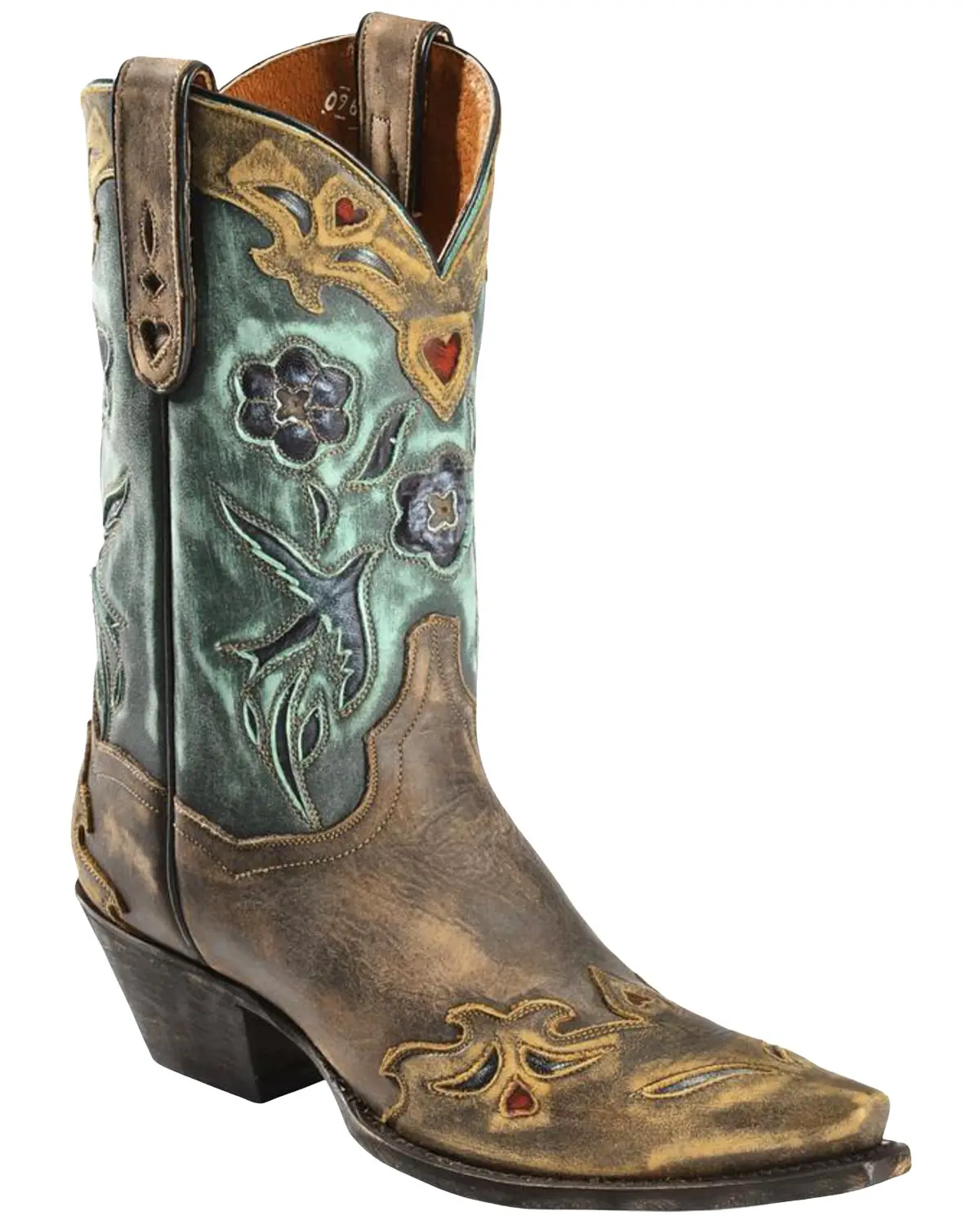 Dan Post Women's Women'S Blue Bird Wingtip Western Boot Snip Toe - Dp3544