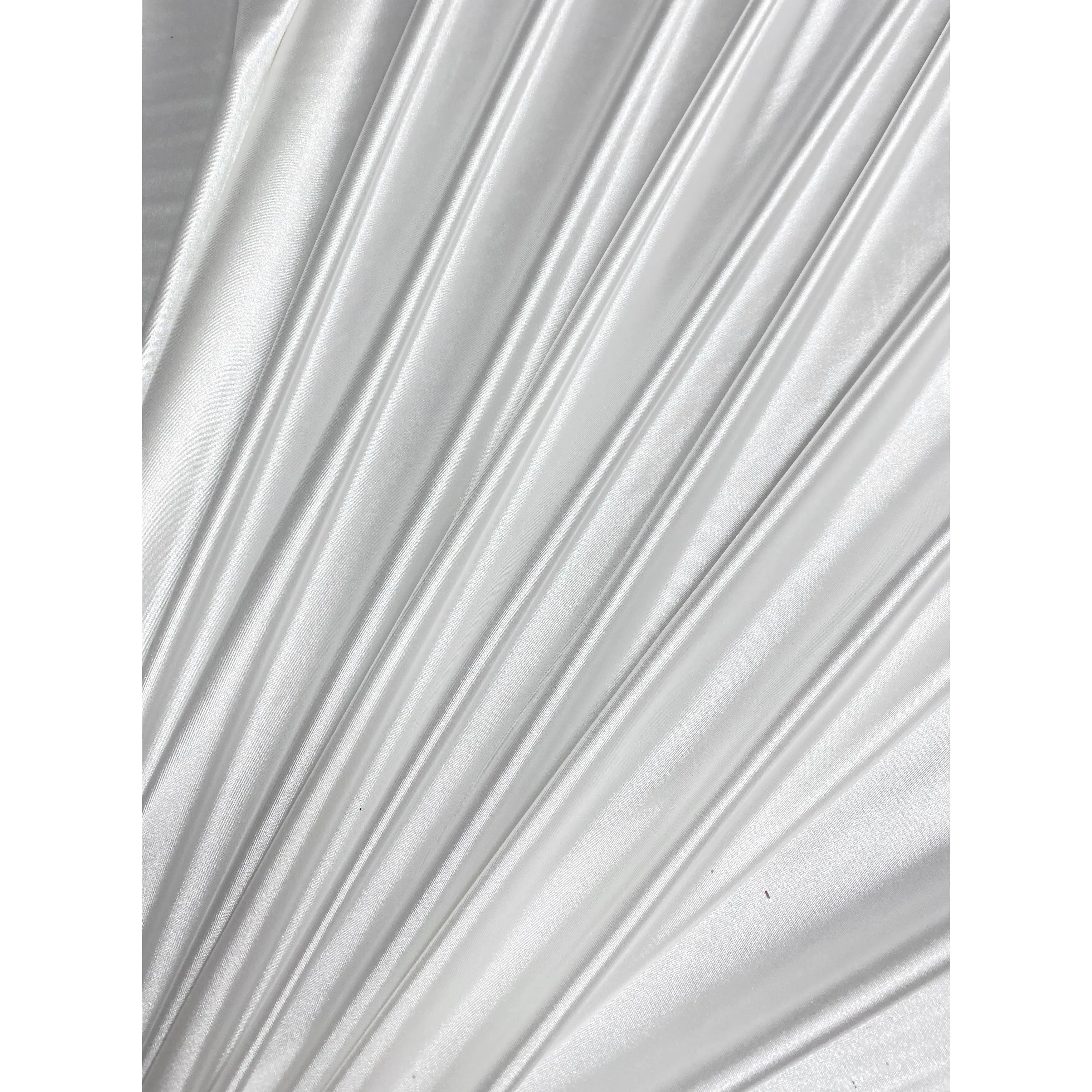 White Shiny Nylon Spandex