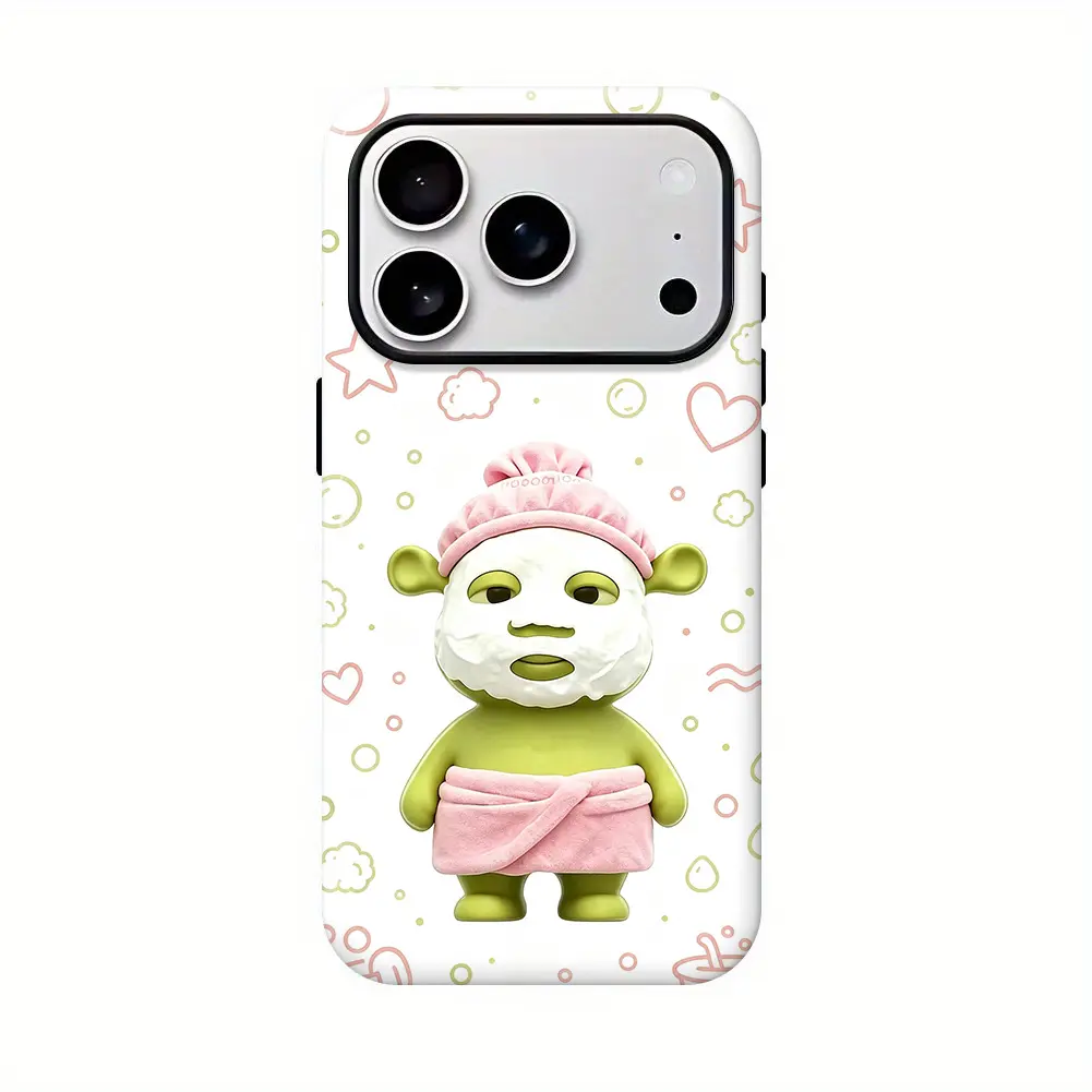 Cute Shrek Phone Case For iPhone17 16 15 14 13 12 11 Pro Max XS XR