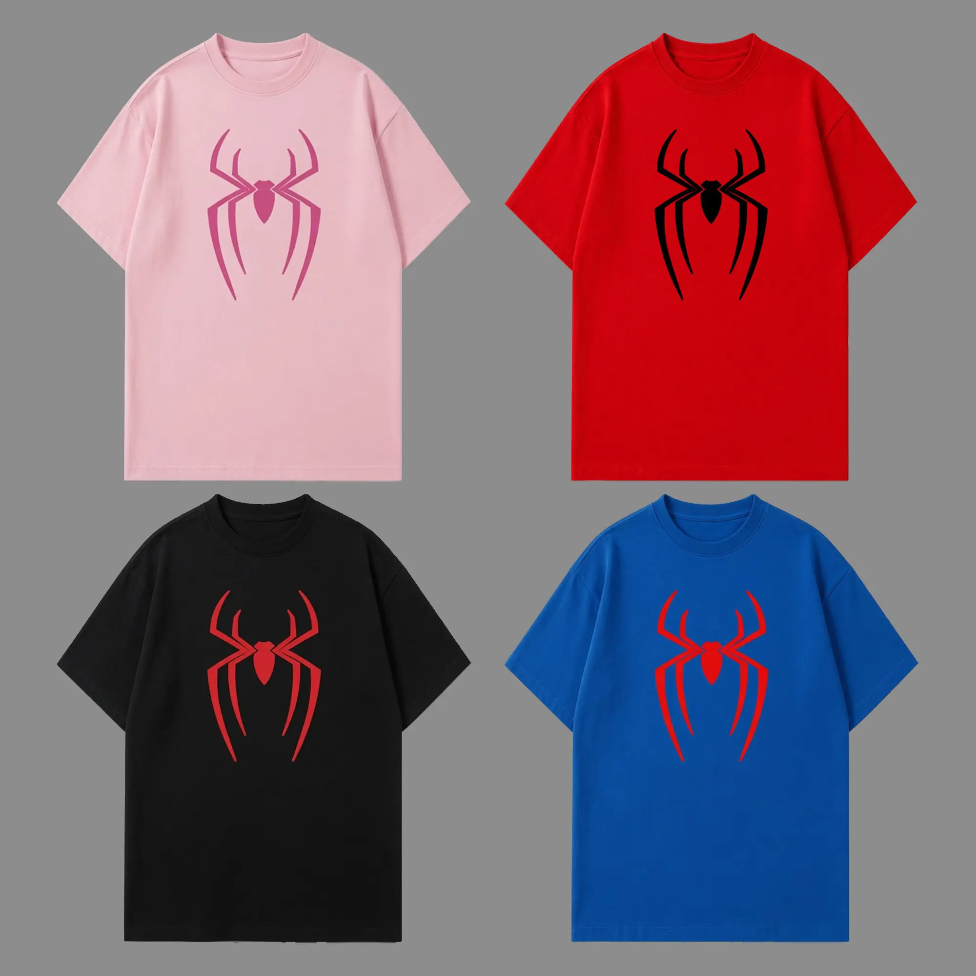 Friendly Neighborhood Couple Tom Spidey New Day Double Printed Oversize Lightweight Gildan Tee TV Show Graphic Top Cotton Gift T-Shirt For Comic Lover, Gift T-Shirt For Movie Lover Oversized Apparel
