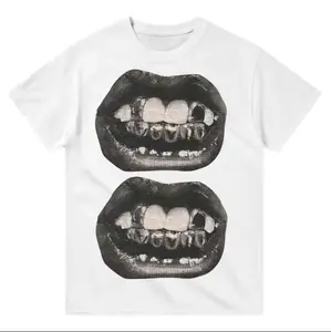 Double Grillz t shirt gift for men and women Menswear Top Underwear Tshirt Underwear Tshirt Cotton Streetwear Tropical Crewneck Shortsleeve