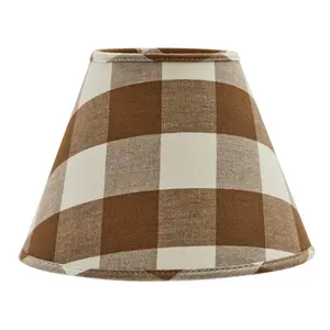 Buffalo Brown Check Lamp Shade