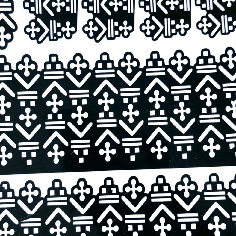 LIMITED Edition Mautritanian Henna Stencil/Sticker Design.