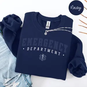 Emergency Department Sweatshirt, Emergency Room Sweater, ER Nurse Crewneck, Emergency Crew Gift, ER Squad Gift, Gift for Coworkers