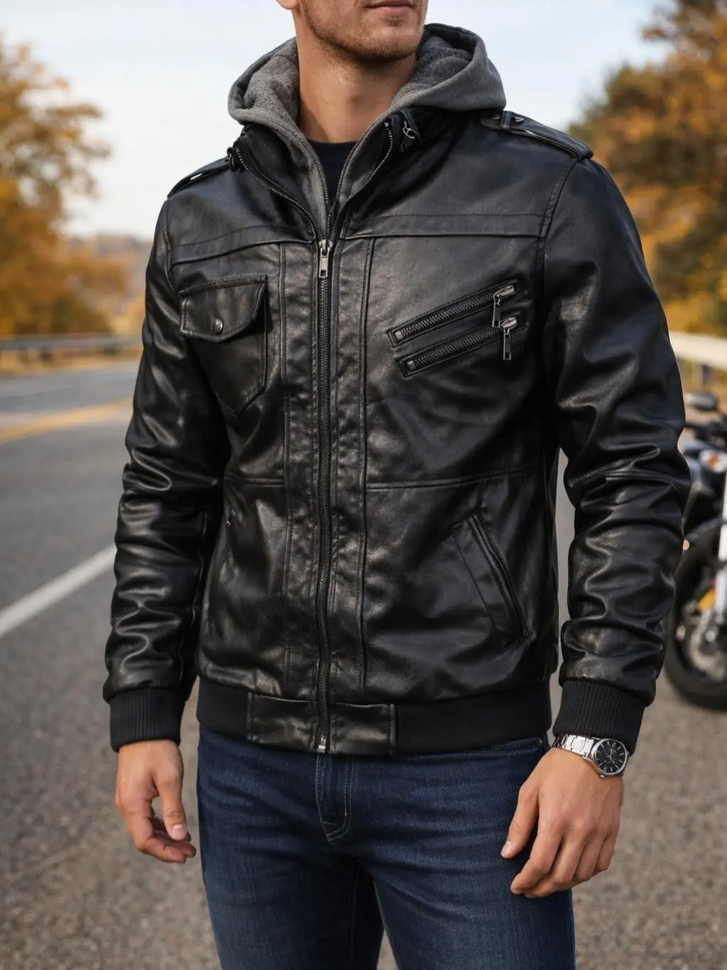 leather jacket 90s outfits men - TikTok Shop leather jacket 90s outfits men - TikTok Shop