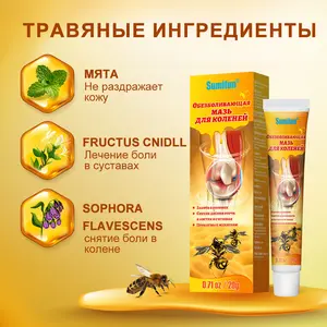 Sumifun Knee Relief Cream, Herbal Joint Care Ointment for Knee Discomfort, Meniscus Care, Joint Stiffness, Sports Injury & Daily Massage, 20g