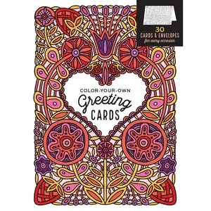 Color-Your-Own Greeting Cards by Caitlin Keegan [Paperback Book]