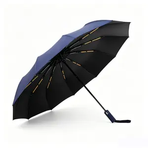 Fully Automatic Double-Keel Large Umbrella - 24-Bone Stainless Steel Windproof Anti-UV/UVB Waterproof Portable Foldable Handheld Dual Folding, Wisteria Flower & Solar System Designs, Auto All-Weather Home Supply for Daily Commute, Anti-Uv/Uvb Umbrellas