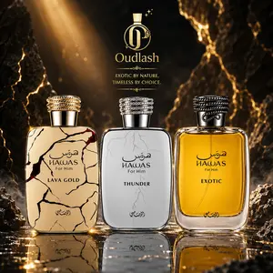 Oudlash Bundle | Rasasi | Hawas | Exotic + Lava Gold + Thunder | Men's Fragrance | 100 ML | Eau De Parfum | Mugwort - Coconut & Lavender