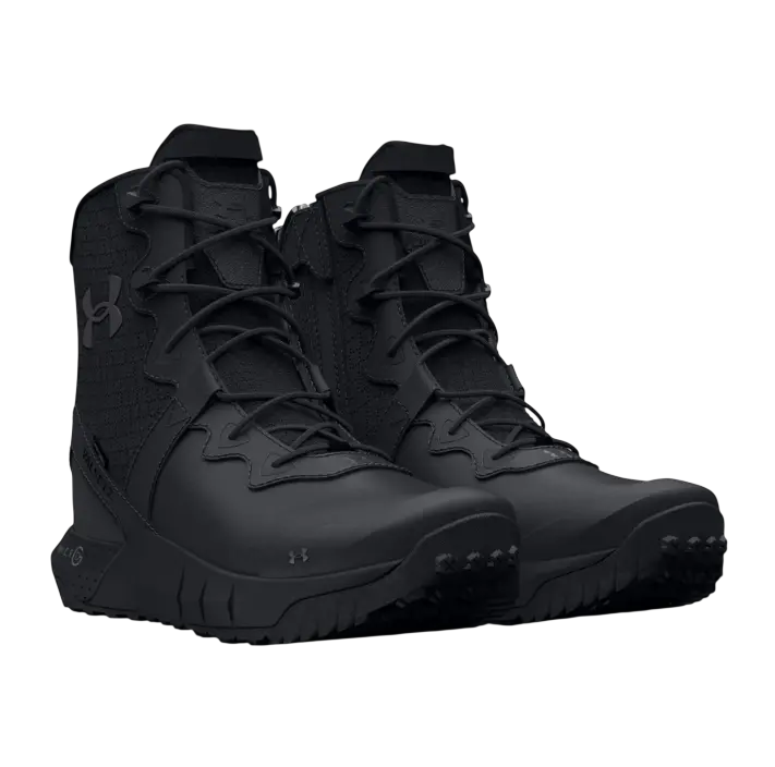 UNDER AMOUR MENS BLACK BOOT UA MG VALSETZ LTHR WP ZIP 3026738-001