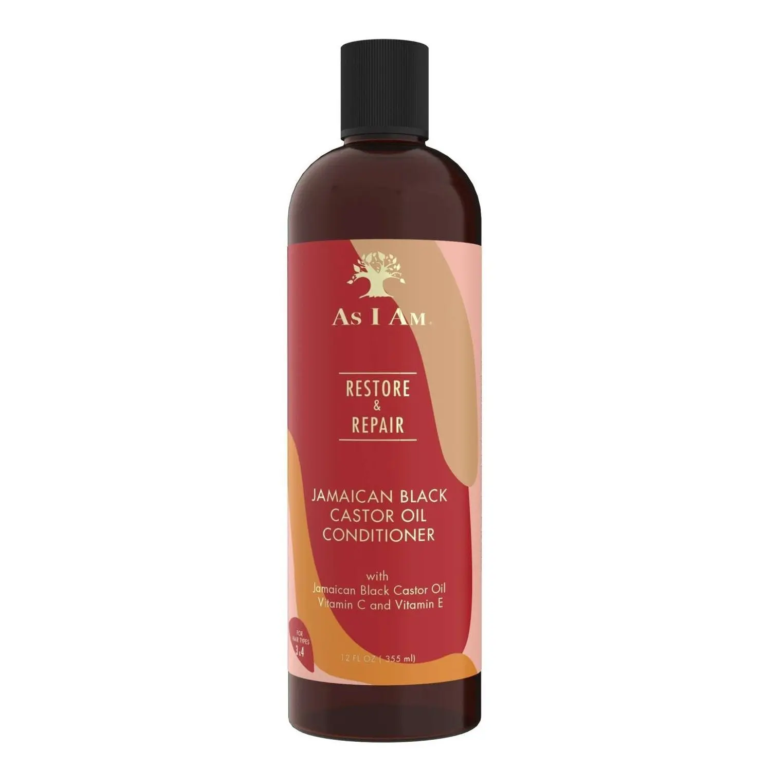 As I Am Jamaican Black Castor Oil Conditioner, Haircare Product for Hydrating, Frizz-Control, Nourishing Scalp and Promoting Glossy Hair