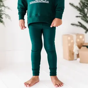 Forest Green Bamboo Leggings