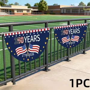American Independence Day Decoration Banner, Party Decorations Banners, Polyester Fabric, Non-Electric, Perfect for Anniversary Parties, 45cm/90cm Size, Decorating