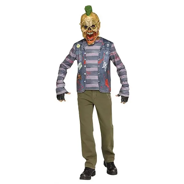 Boy's Punk Rock Zombie Costume