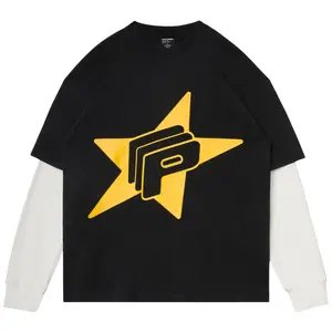 TWOFER WAFFLE LONG-SLEEVE - LOGO/VINTAGE BLACK