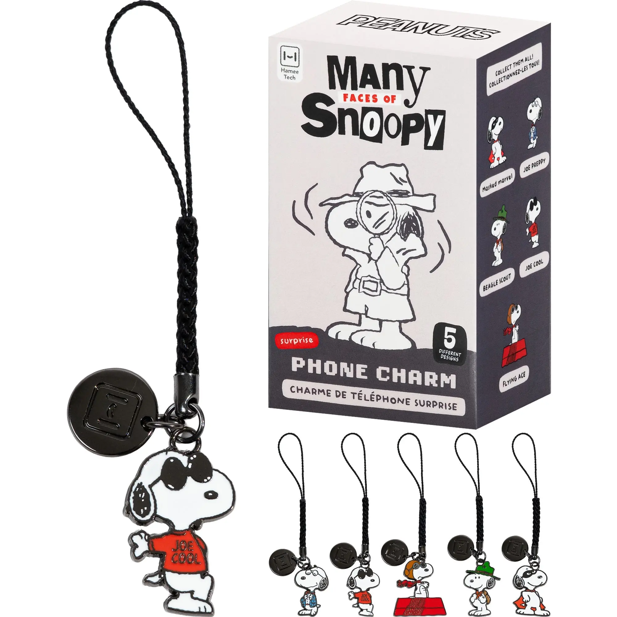 Peanuts Blind Box Enamel Phone Charms (S2 - Many Faces of Snoopy)