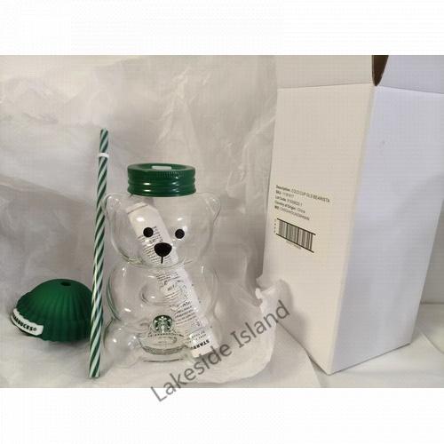 Original Starbucks Bearista Limited Edition Bear Glass Cold Cup