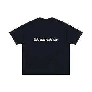 TBH I don't really care Unisex Oversized Cotton T-Shirt