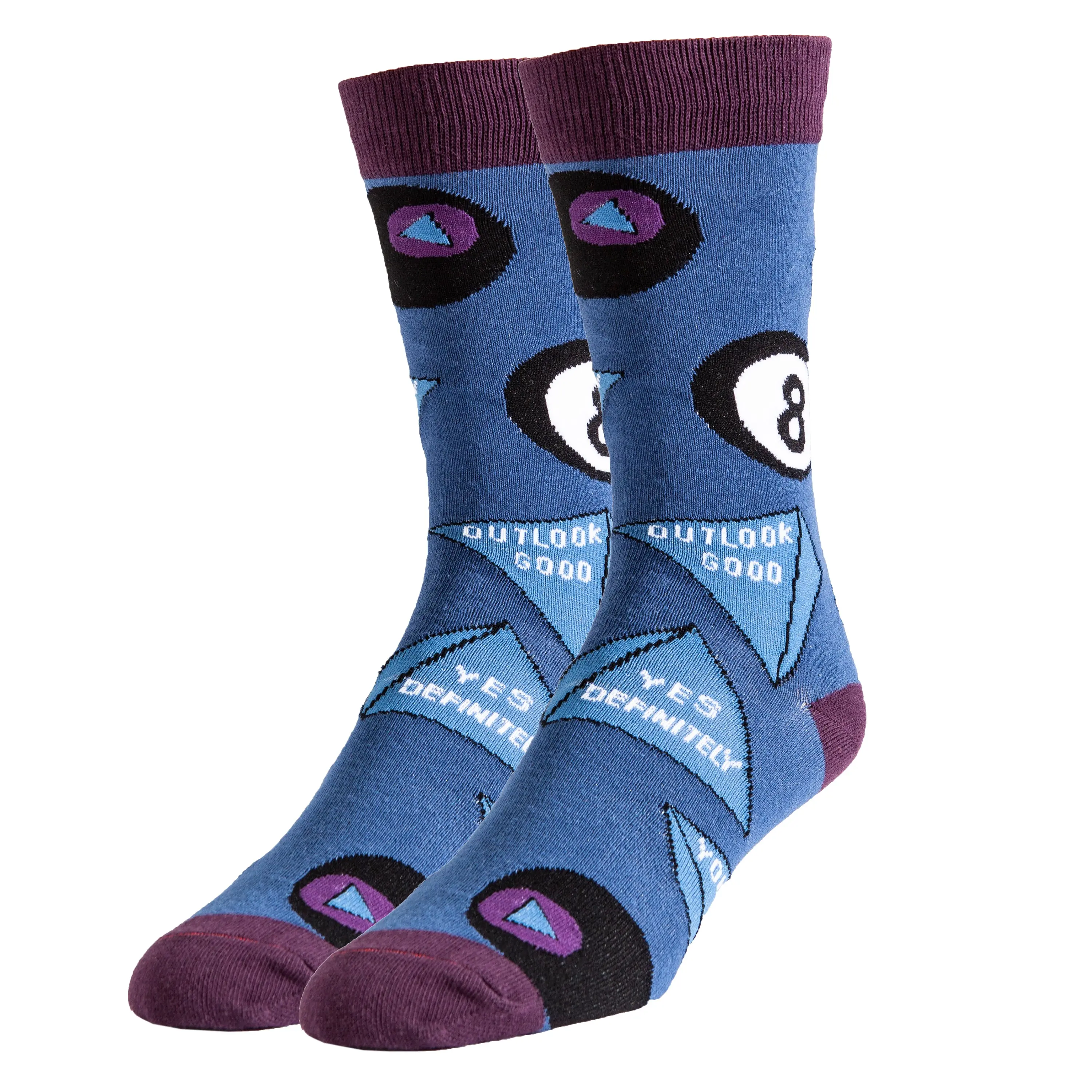 Men’s Novelty Funny Crew Socks, Fun Crazy Silly Socks, Size 8-13, Ask Me